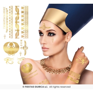Siirtokuvatatuointi Egypti kulta