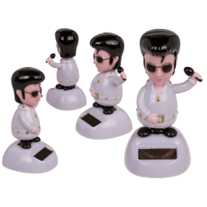 Tanssiva Elvis aurinkokennolla