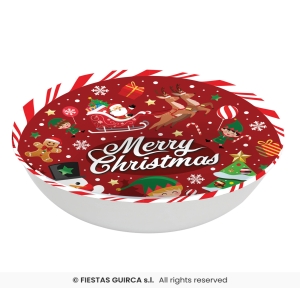 Tarjoiluastia merry christmas hahmot