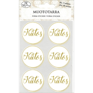 Tarra kiitos pyöreä kulta 3 arkkia