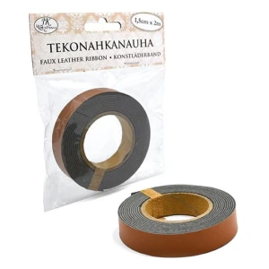 Tekonahkanauha ruskea 1,5cmx2m